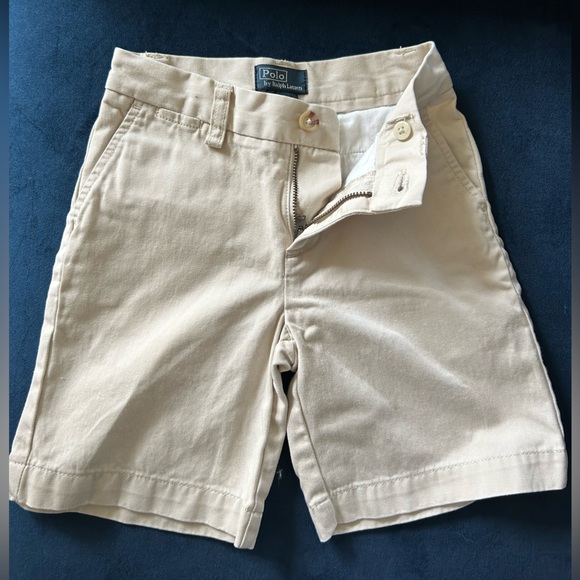 Polo Ralph Lauren Other - Polo By Ralph Lauren‎ Boys Flat Front Shorts Color khaki    Size 6